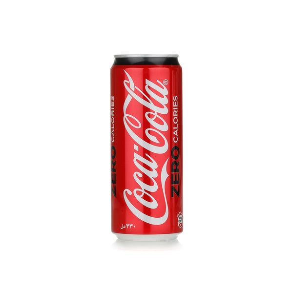 Coca-Cola (Coke) Zero Soft Drink, 330ml