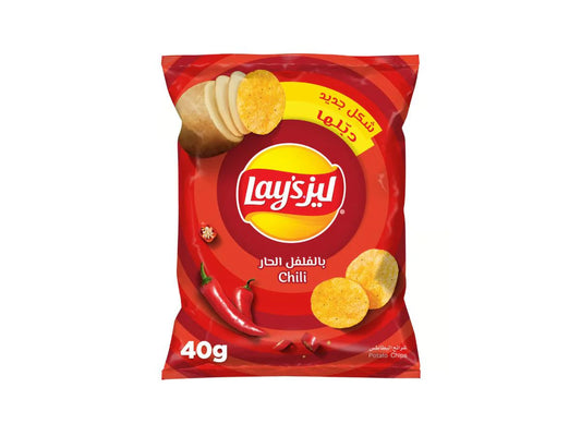 Lay's Chili Potato Chips, 40g