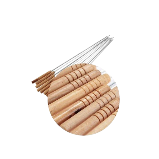 Barbecue Skewers 6Pcs Set Bbq Kabab Stick 16329-2 Git66544