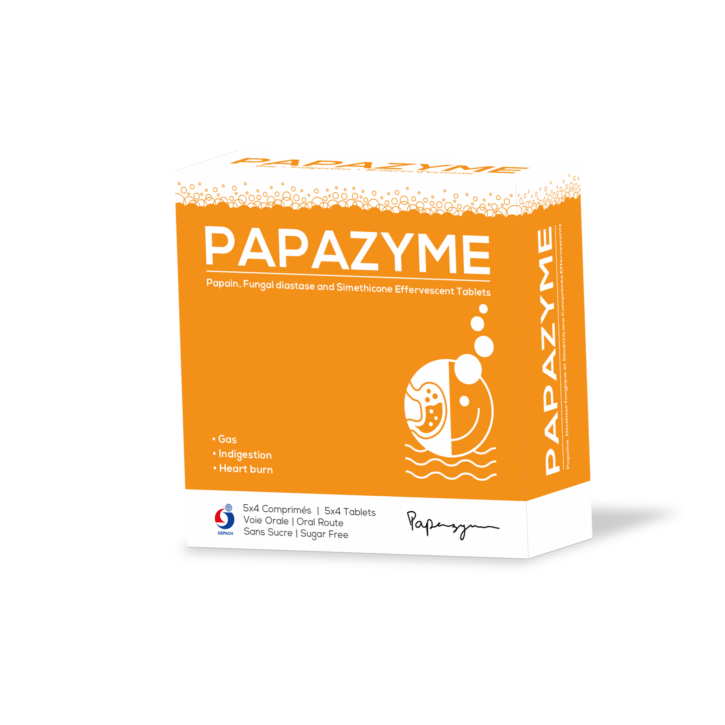 Papazyme Effervescent Tablet, 20 Count