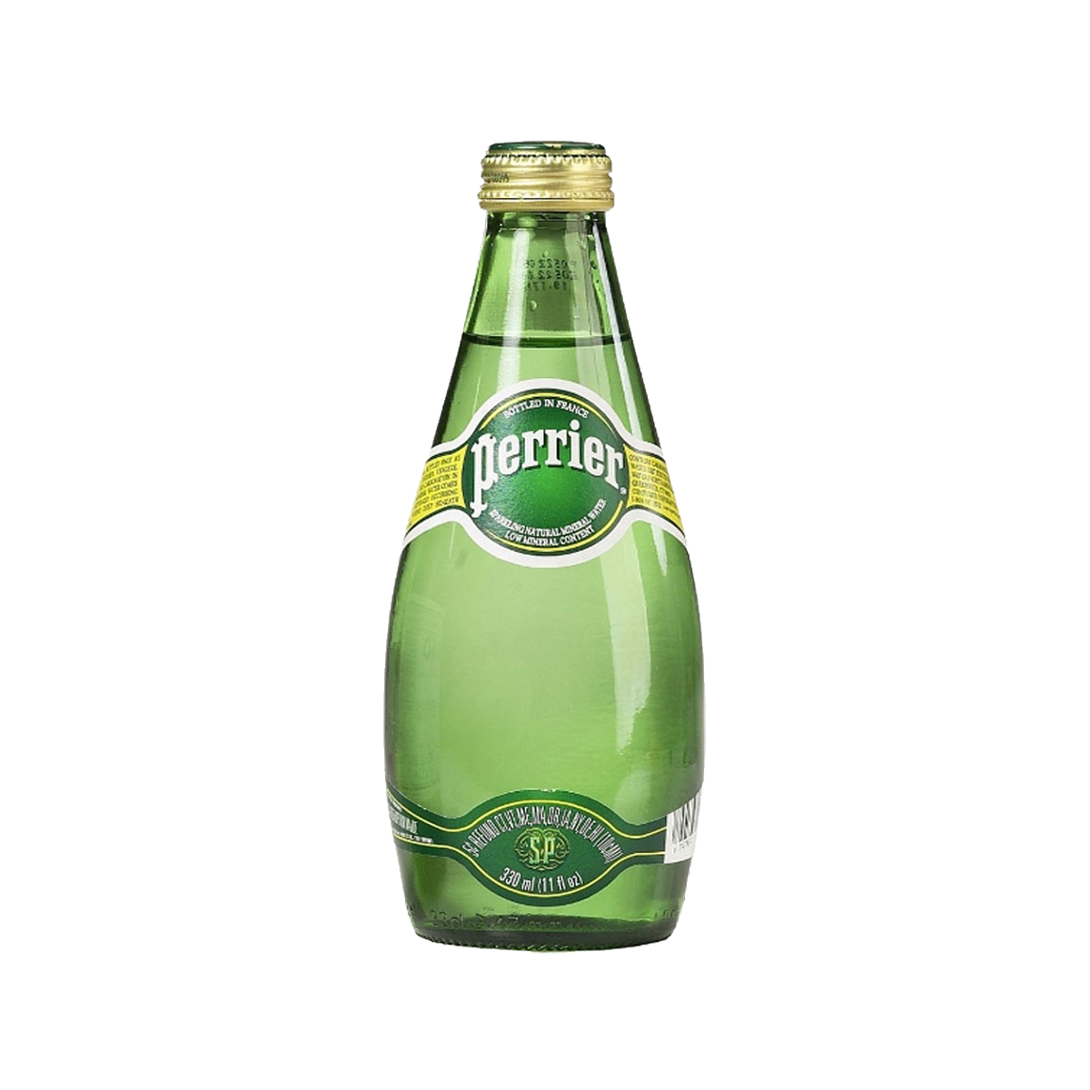 Perrier Sparkling Natural Mineral Water Glass, 330ml