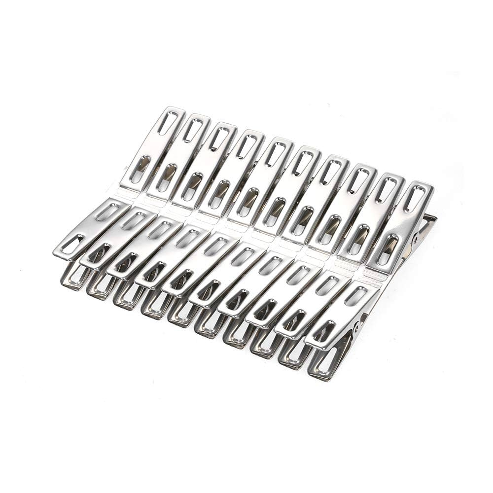 20Pcs Steel Clothes Clip
