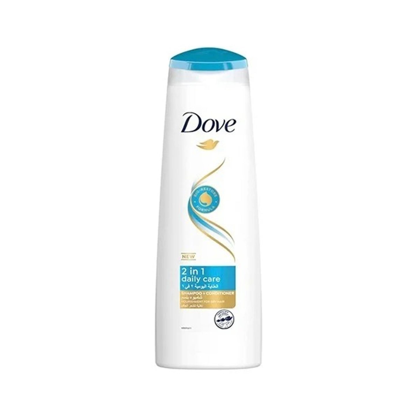 Dove 2 in 1 Daily Care Shampoo & Conditioner, 400ml