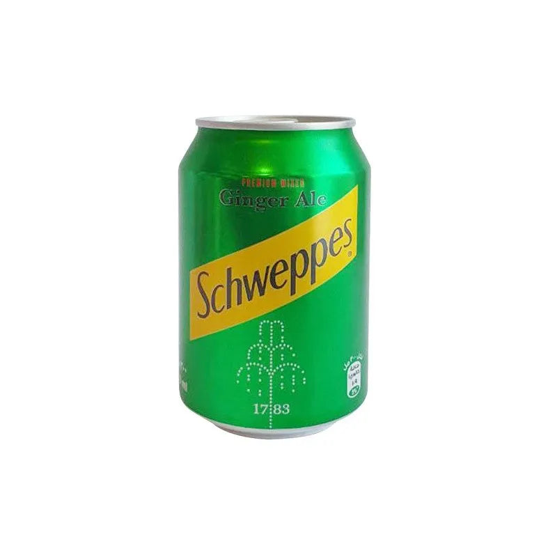Schweppes Ginger Ale Carbonated Drink Can, 300ml
