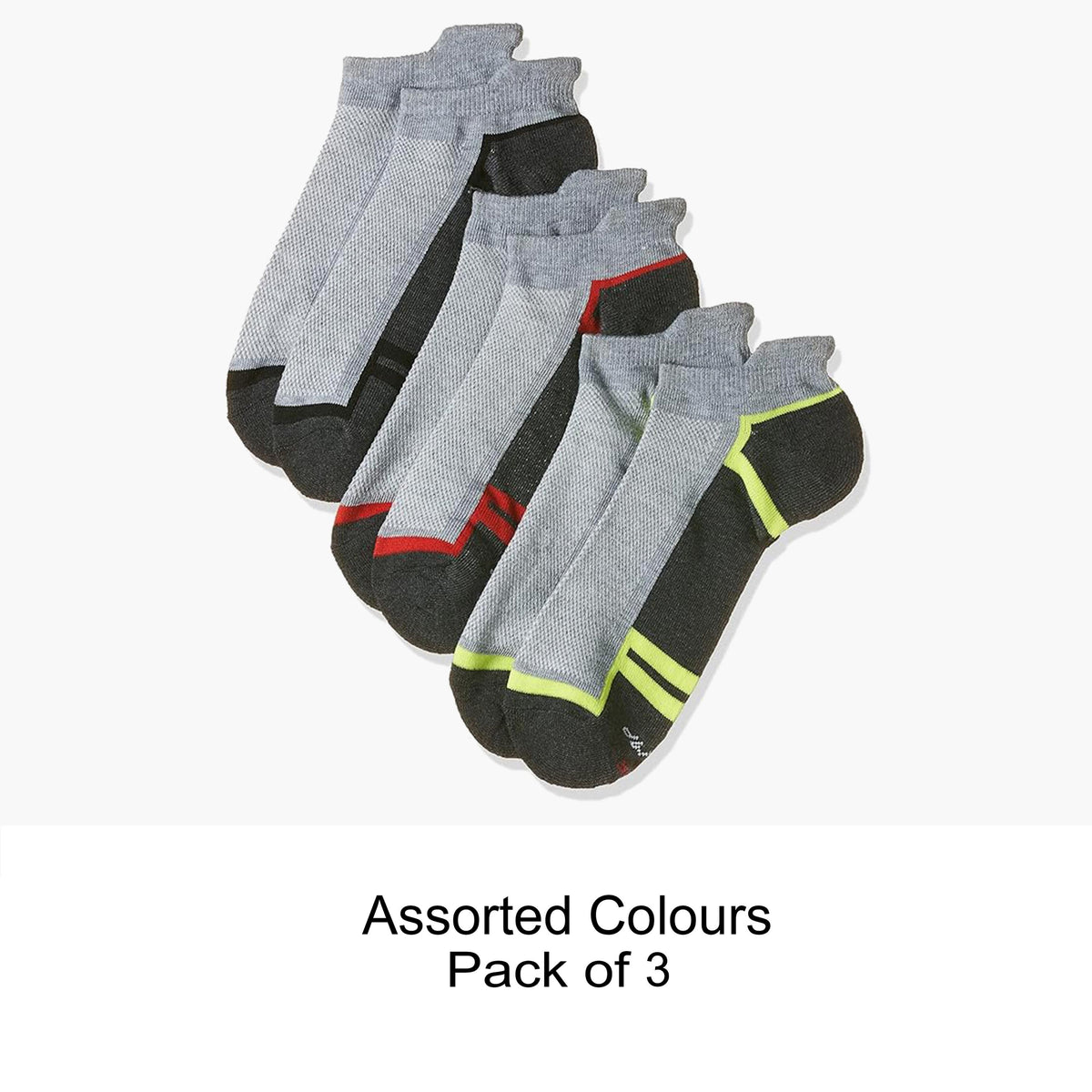 Kids angles socks assorted colors 11 to 14 years 3pcs