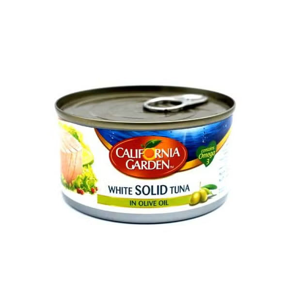 California Garden White Meat Tuna Solid in Olive Oil, 180g