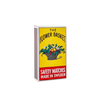 Flower Basket Safety Matches Big, 1 Piece