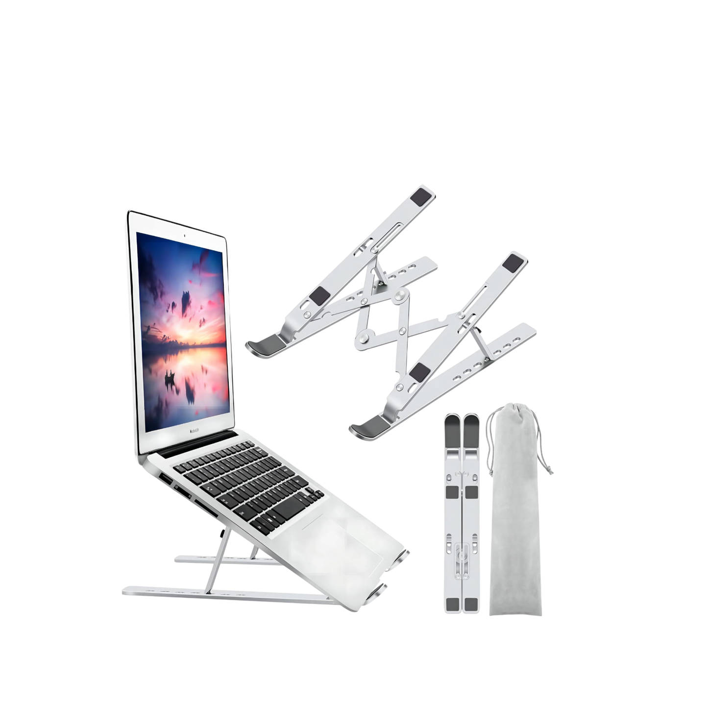 حامل قابل للطي محمول للكمبيوتر المحمول/التابلت Ismart St3