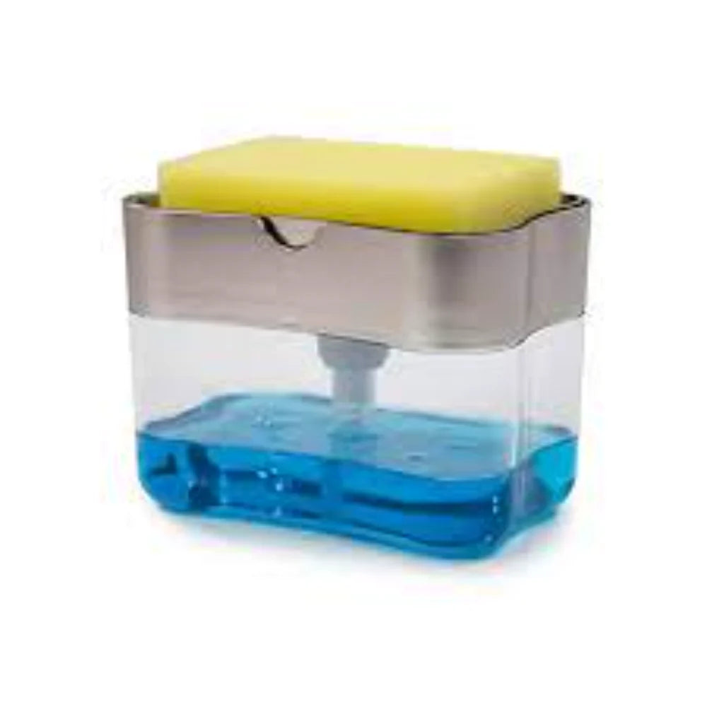 Dat 2-in-1 Soap Dispenser Pump & Sponge Holder