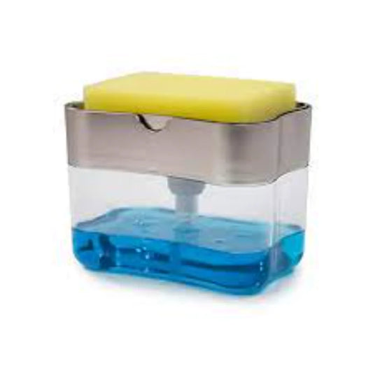 Dat 2-in-1 Soap Dispenser Pump & Sponge Holder
