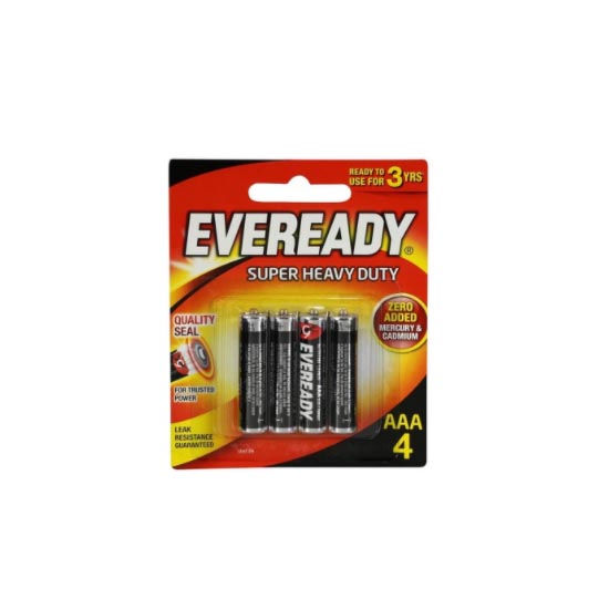 Eveready AAA Battery, 4 Pieces