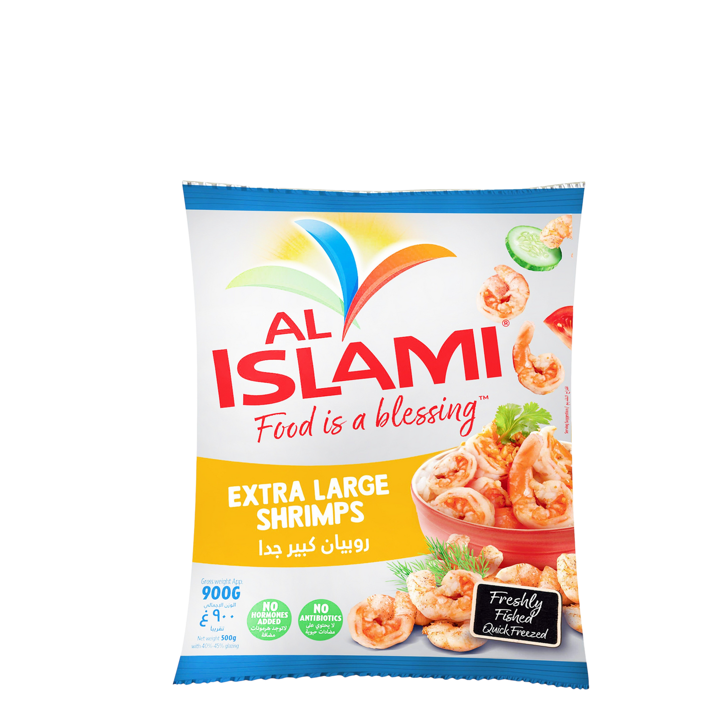 Al Islami Extra Large Shrimps, 900g