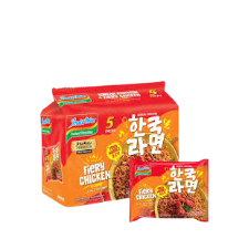 إندومي نودلز كورية مقلية بنكهة الدجاج الحار، ٥ × ٩٤ غرام