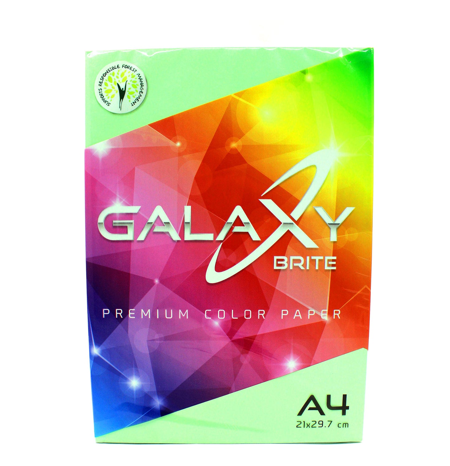 Galaxy Photocopy A4 Paper, 80 Gsm, Green, Pack Of 500