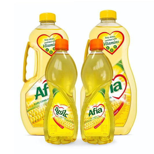 Afia Corn Oil, 2x1.5L + 2x500ml