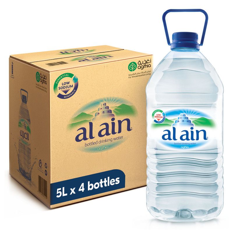 Al Ain Bottled Drinking Water, 4x5L