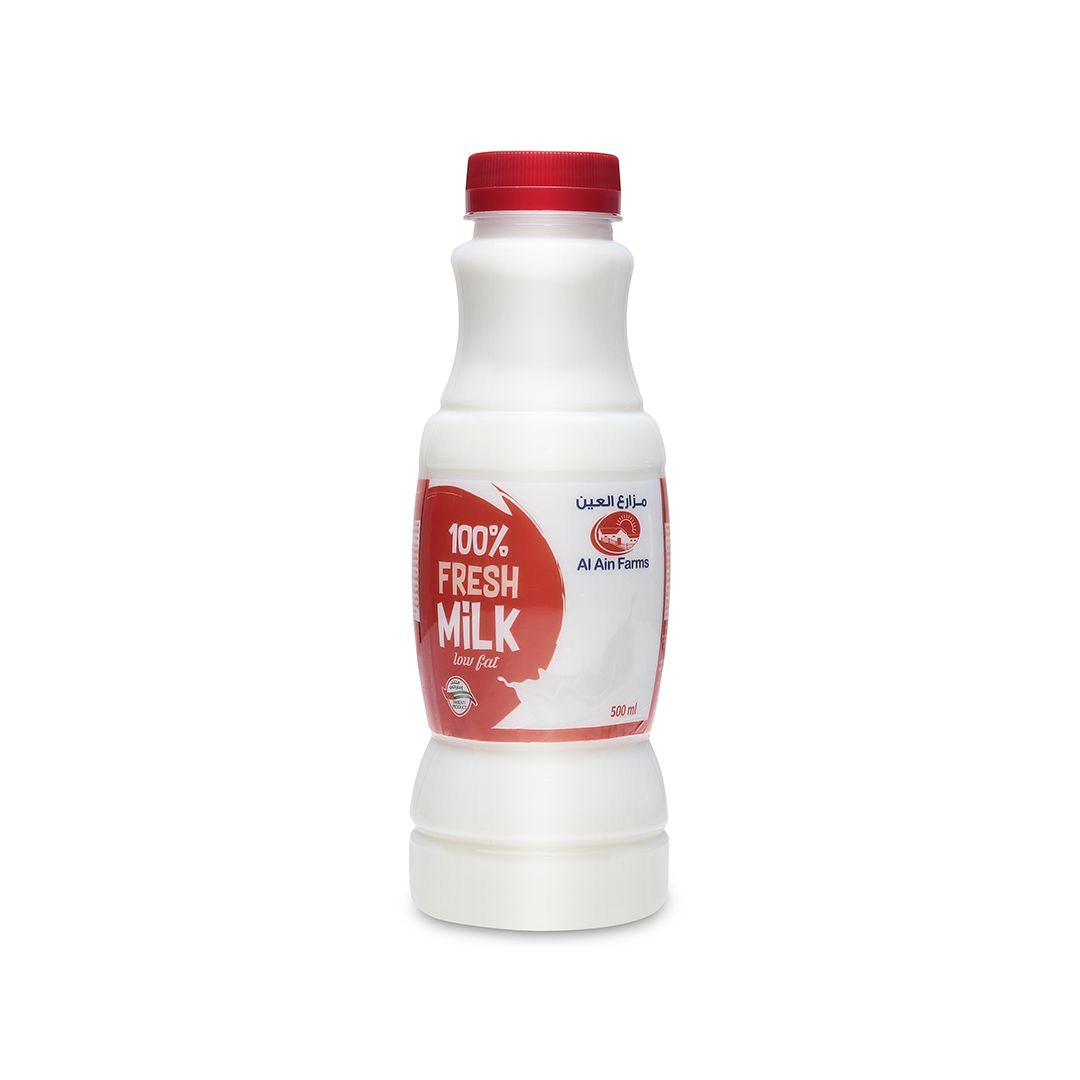 Al Ain Farms 100% Low Fat Fresh Milk, 500ml