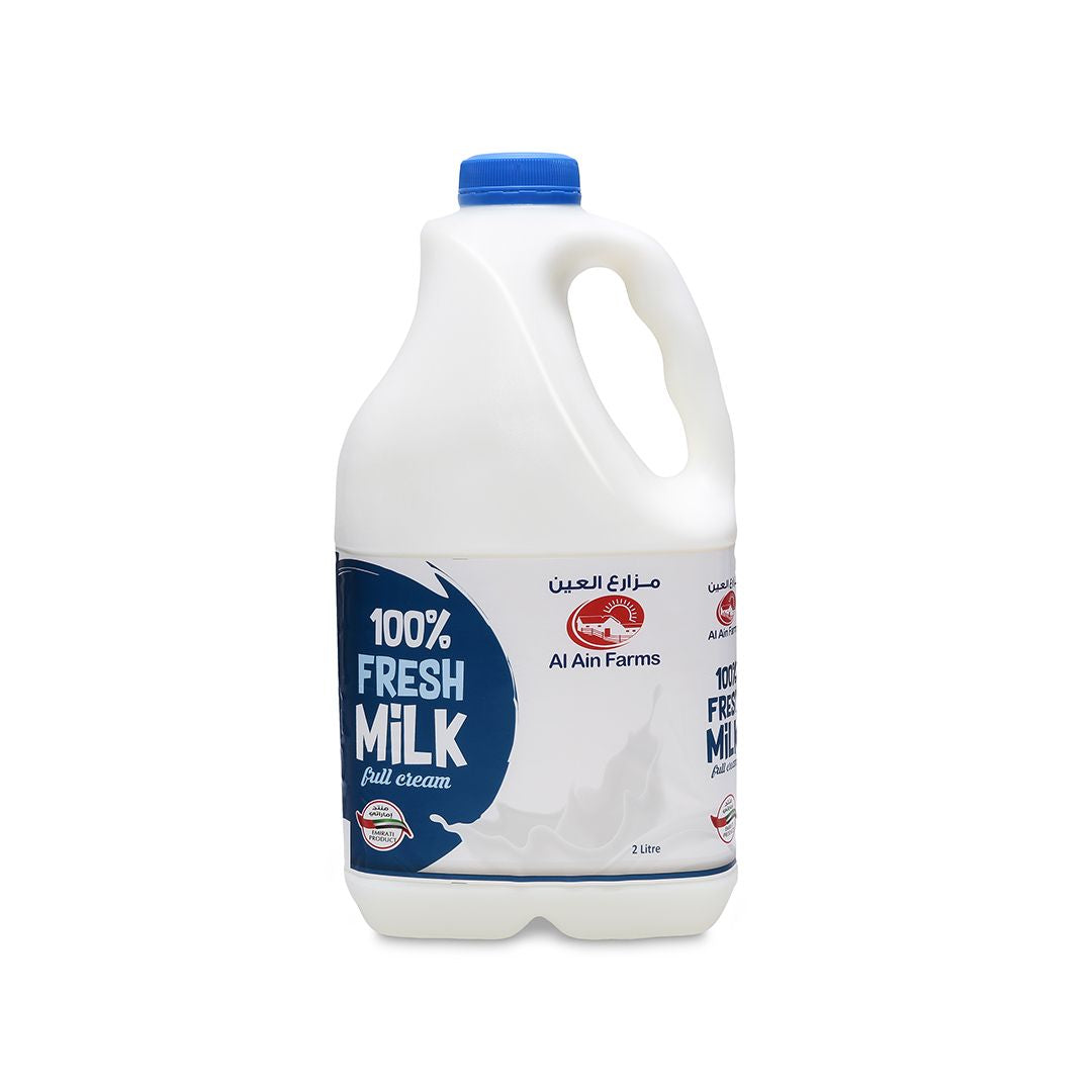 Al Ain Farms Full Cream Fresh Milk, 2L