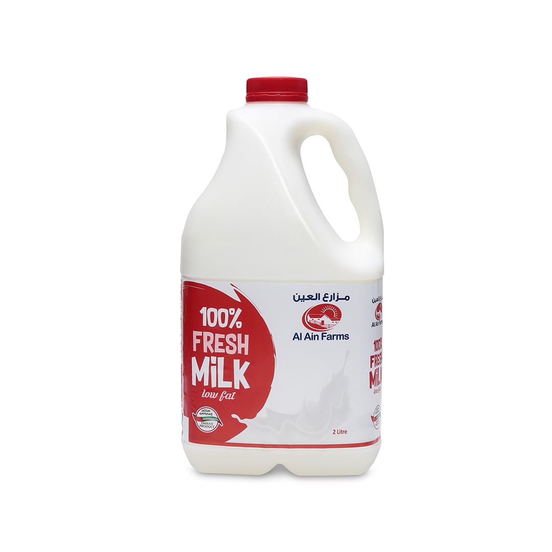 Al Ain Farms Low Fat Milk, 2L