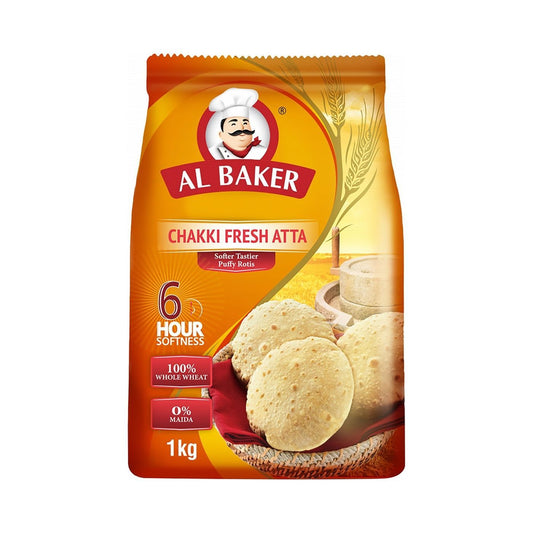 Al Baker Chakki Fresh Atta Flour, 1kg
