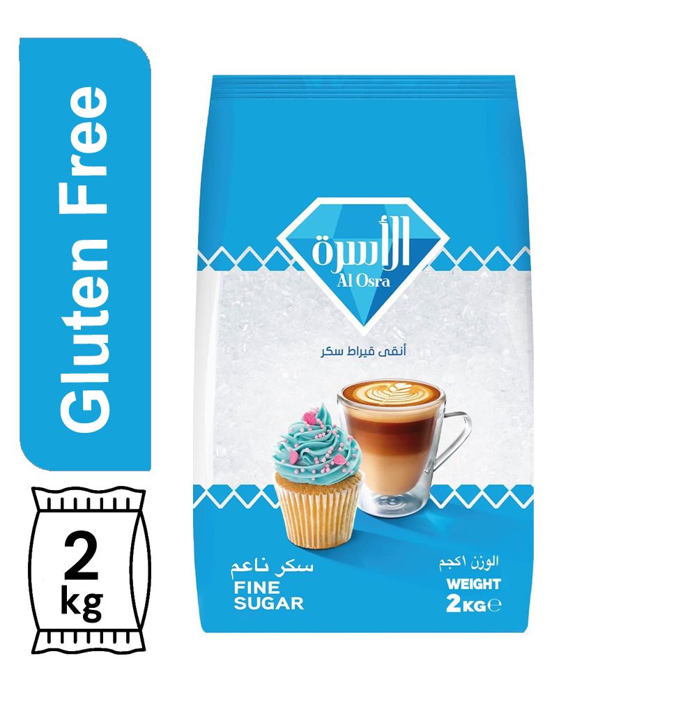 Al Osra Fine White Sugar, 2kg