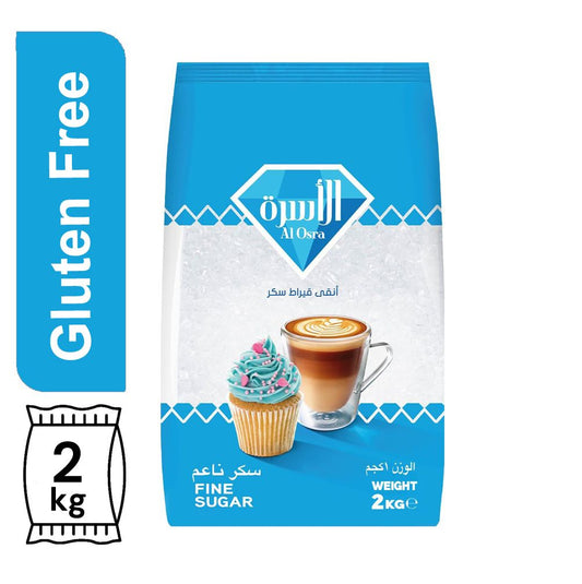 Al Osra Fine White Sugar, 2kg