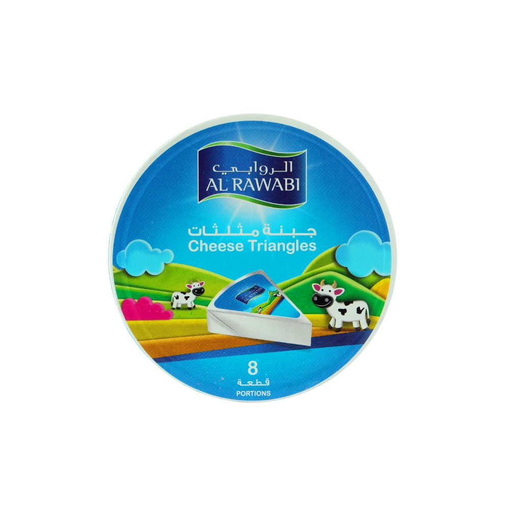 Al Rawabi Triangle Cheese, 8 Portions, 120g