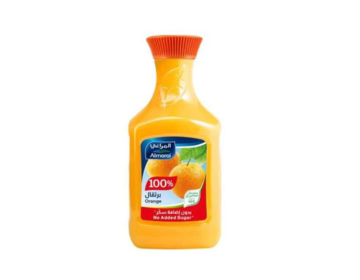 Almarai Premium Orange Juice No Sugar Added, 1.5L