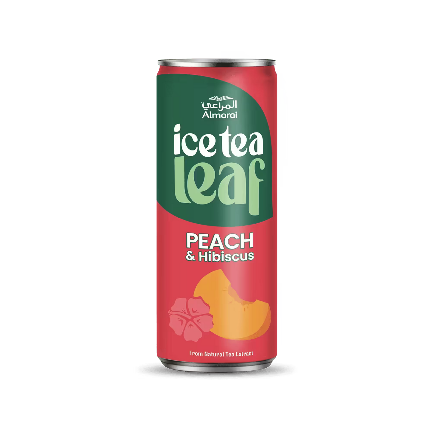 Almarai Ice Leaf Peach & Hibiscus Ice Tea, 240ml