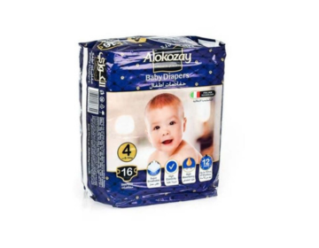 Alokozay Baby Diapers, 16 Diapers
