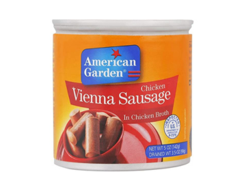 American Garden Chicken Vienna Sausage 5 Oz