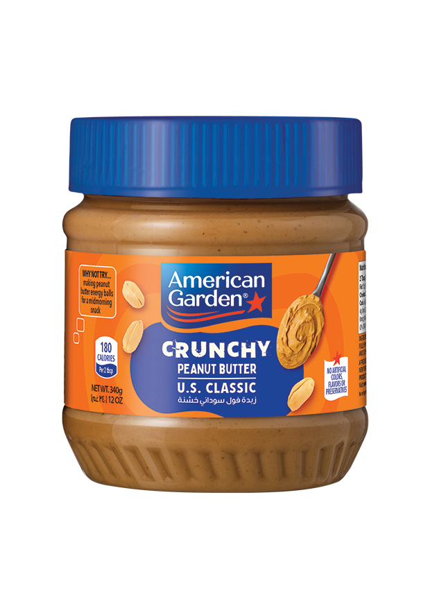 American Garden Chunky Peanut Butter, Vegan, Gluten Free, 340g
