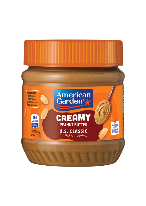 American Garden Creamy Peanut Butter, Vegan, Gluten Free, 340g
