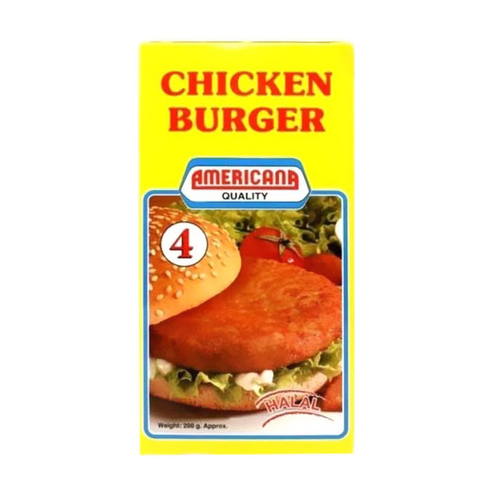 Americana 4-Piece Chicken Burger 226g