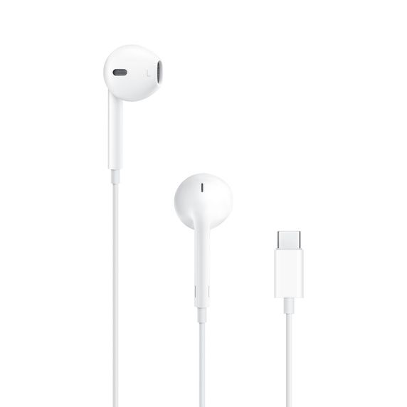 سماعات Apple EarPods مع موصل USB-C الأصلي