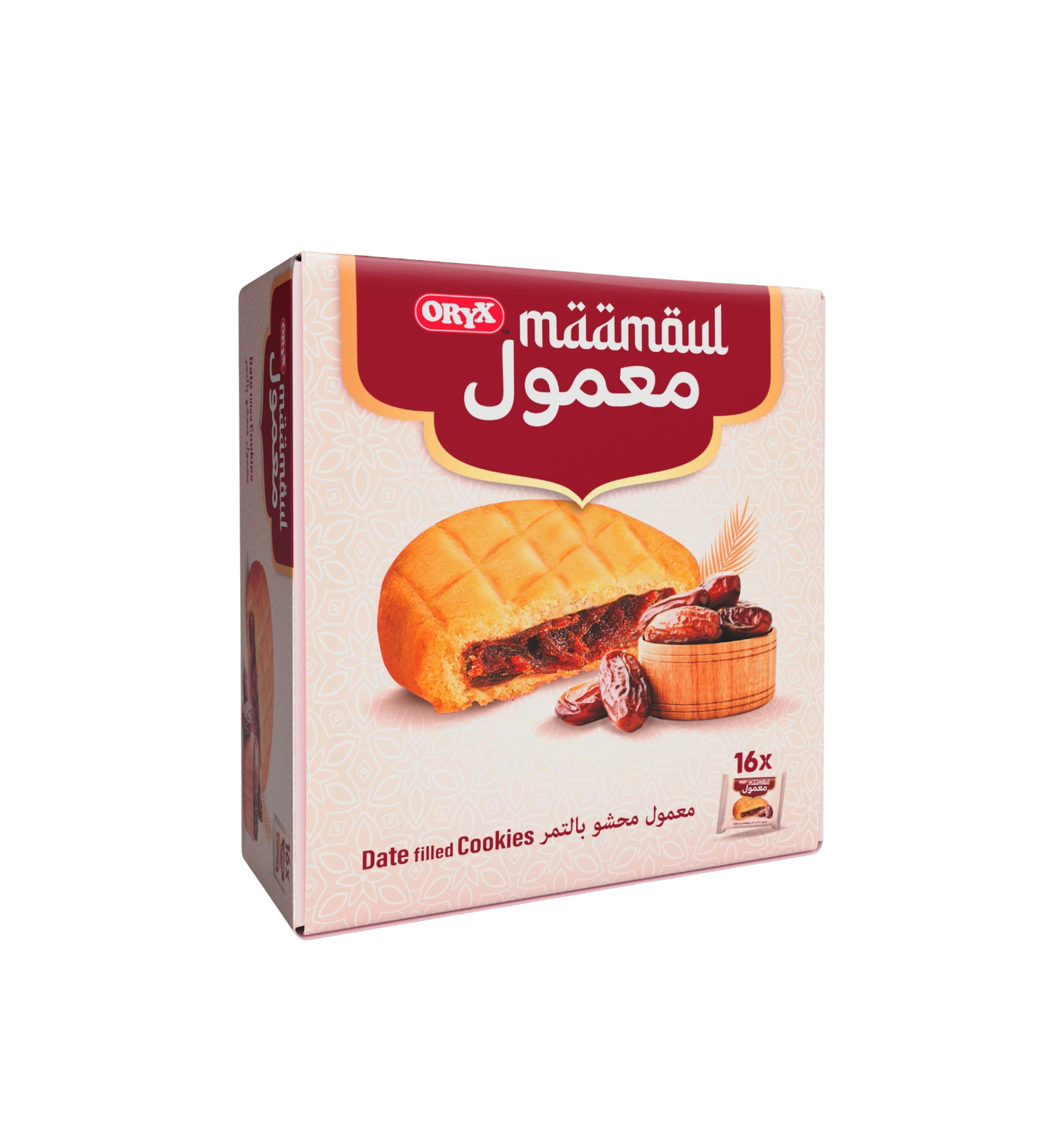 Oryx Maamoul Date Filled Cookies, 16x20g