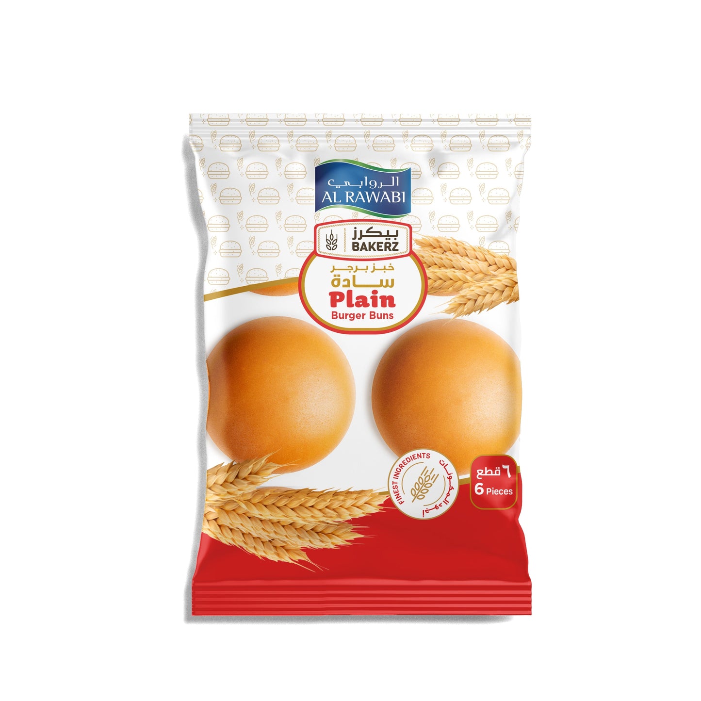 Bakerz Plain Burger Buns, 6x67g