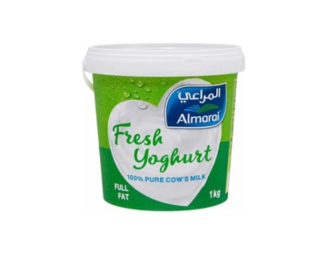 Almarai Plain Full Fat Fresh Yoghurt, 1kg