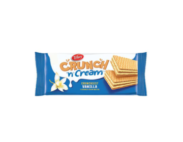 Tiffany Crunch N Cream Vanilla Cream Wafers, 65g