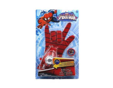 Spiderman Gloves With Disc Launcher