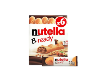 Nutella B-Ready Chocolate Wafer Bar (6 Bars), 132g