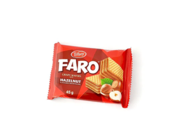 Tiffany Faro Hazelnut Crispy Wafers, 40g