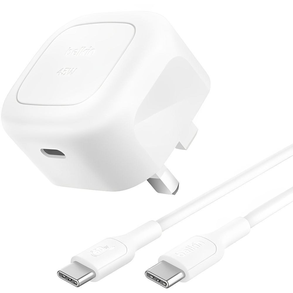 Belkin WCA013MYWH USB-C Charger - White