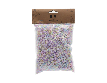 BinjiA DIY Creative Different Sizes Mini Polystyrene Ball Set 1-4mm - Light Colorful