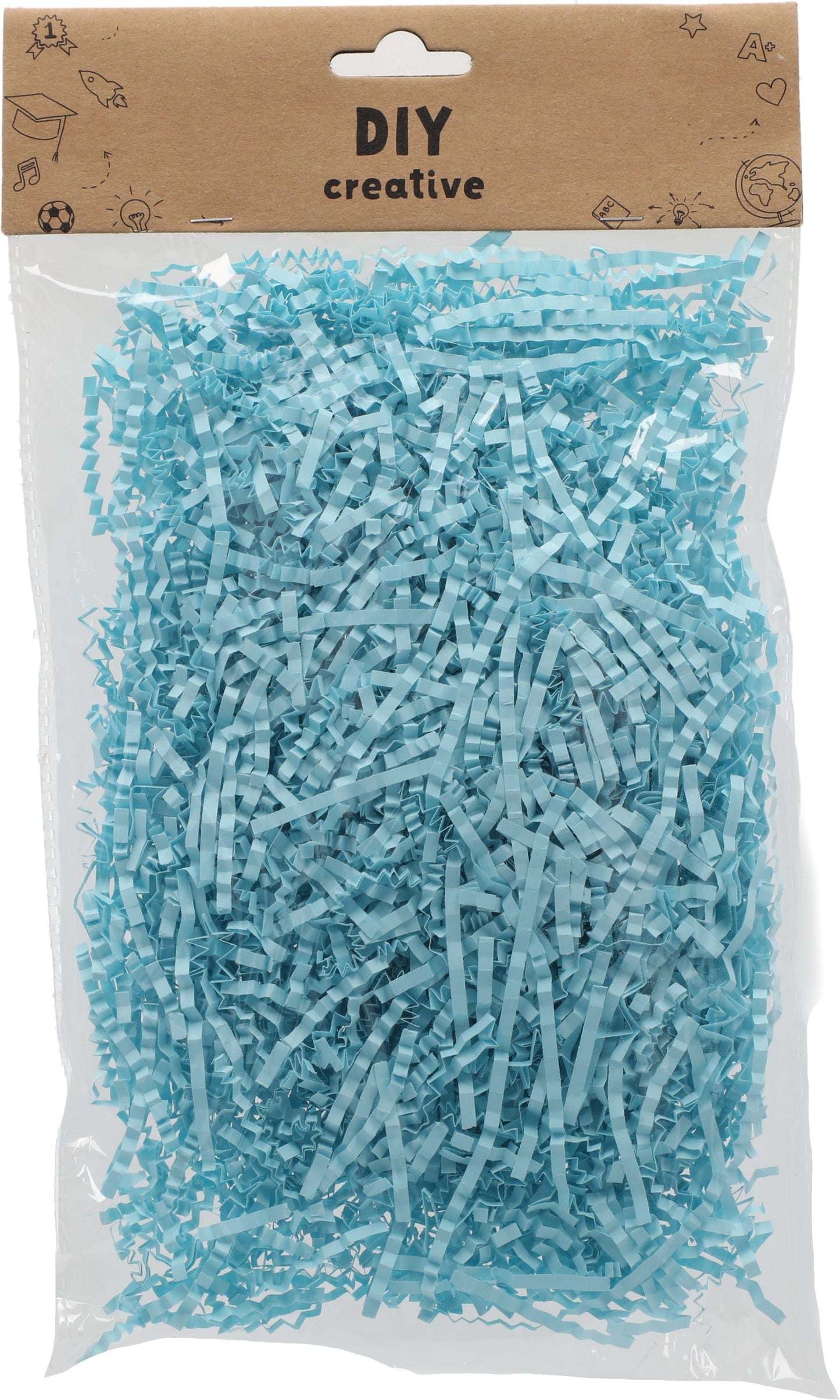 BinjiA DIY Creative Shredded Paper - Sky Blue, 15x15cm