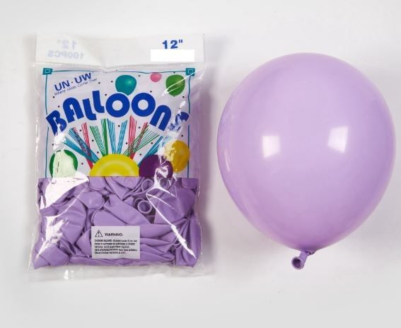 بالونات عيد ميلاد - 10 بالونات - بنفسجي