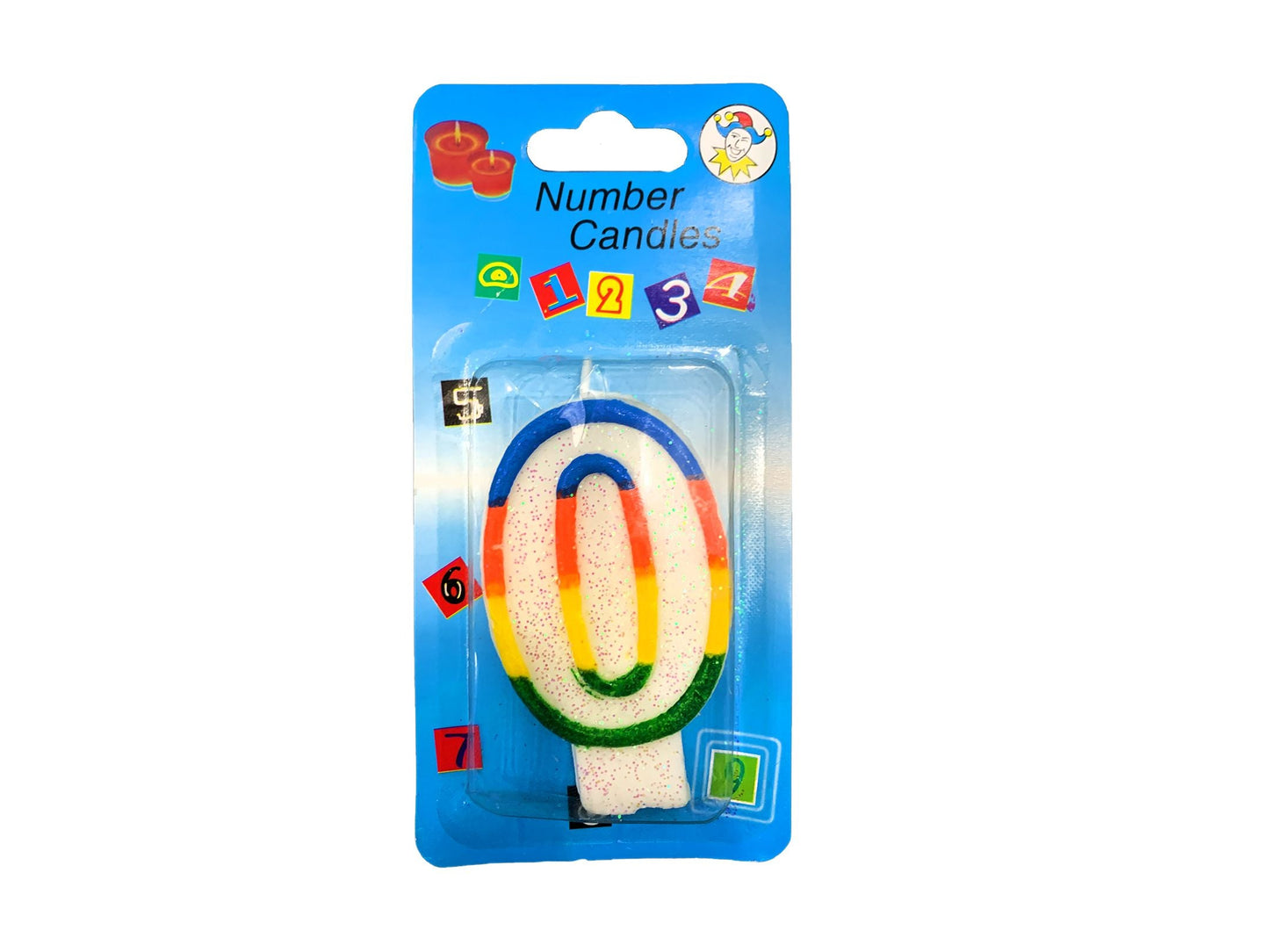 شموع أرقام أعياد الميلاد - 0