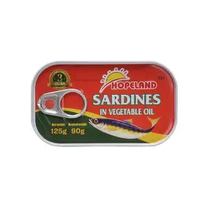 CHEF KHALED Sardines in Vegetable Oil, 125g