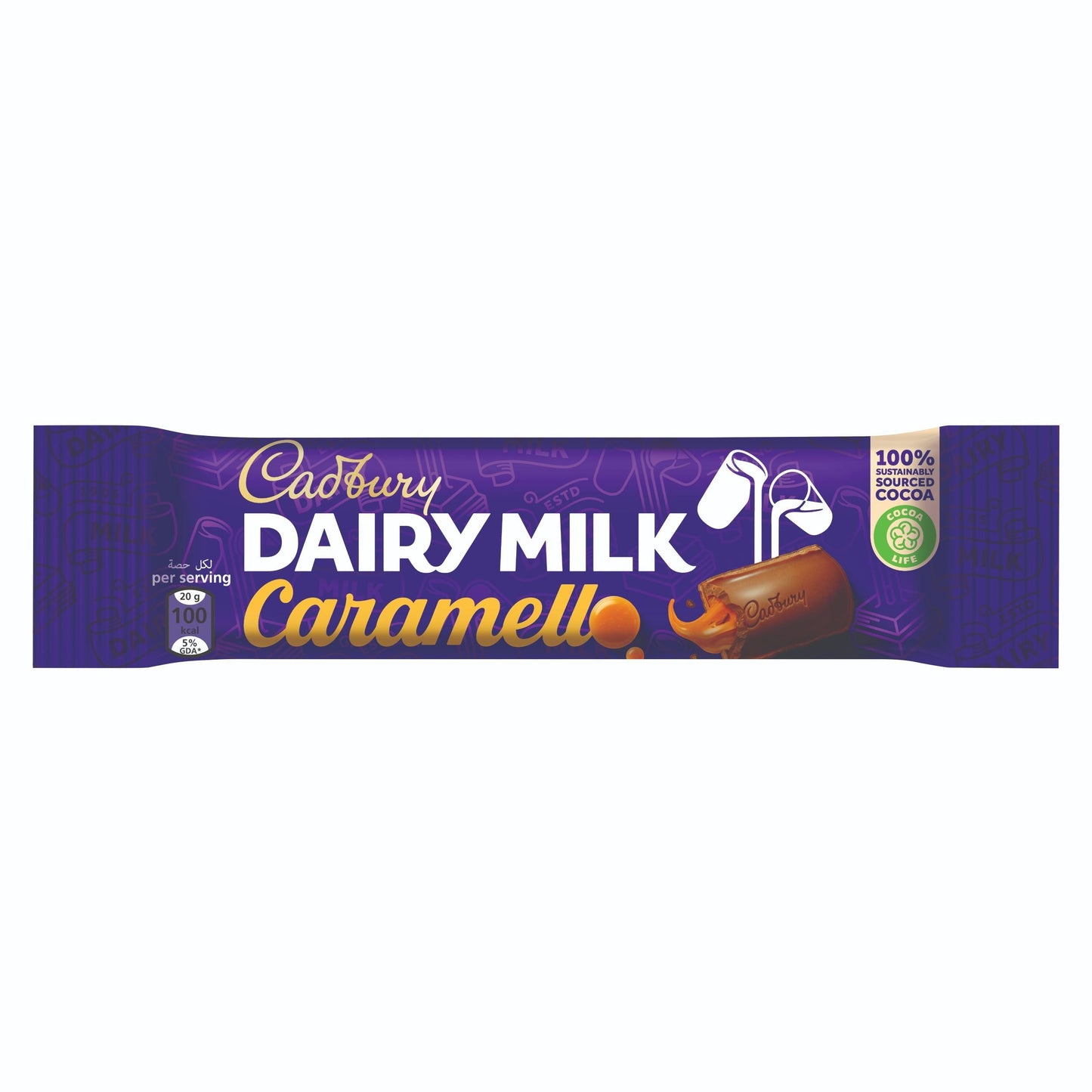 Cadbury Dairy Milk Caramel Chocolate, 40g