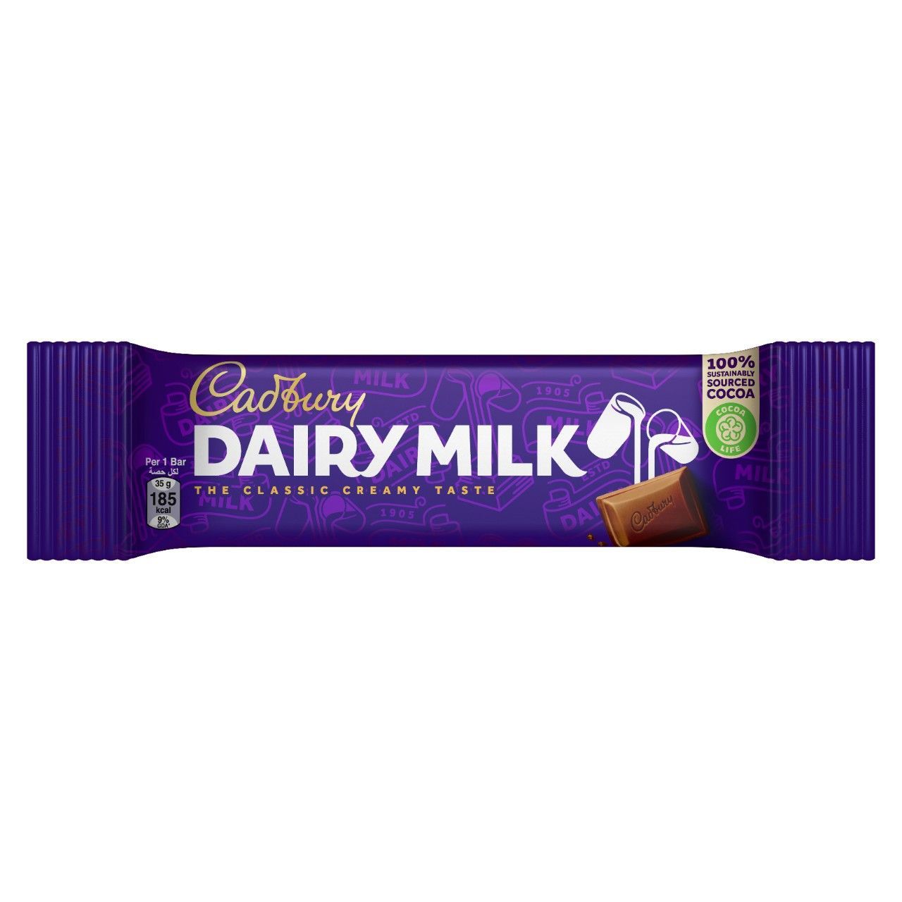 Cadbury Dairy Milk Chocolate Bar, 35g